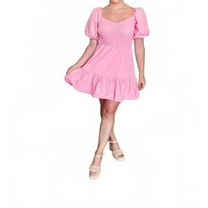 NEW MEET ME IN SANTORINI chelsea dress in pink